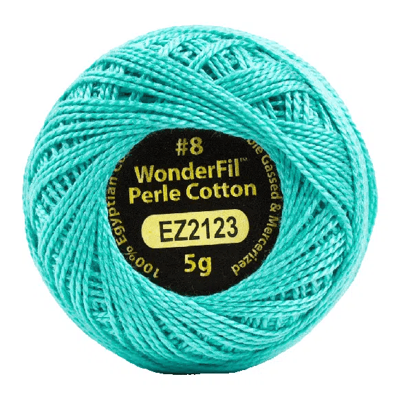 Eleganza #8 Perle Cotton | Wonderfil |  Alison Glass Collection | Cool