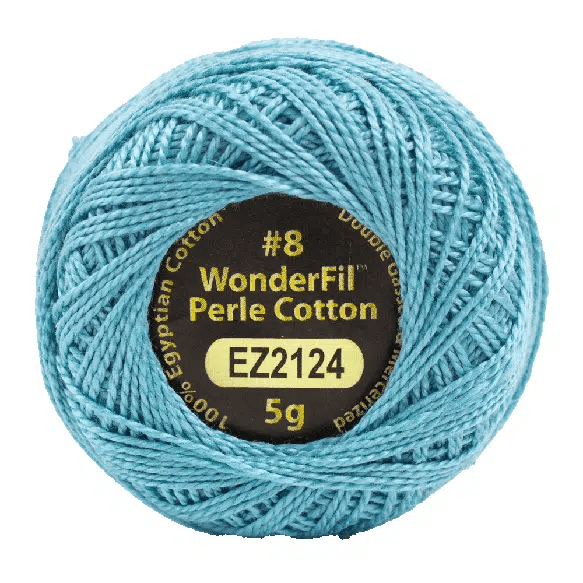 Eleganza #8 Perle Cotton | Wonderfil |  Alison Glass Collection | Cool