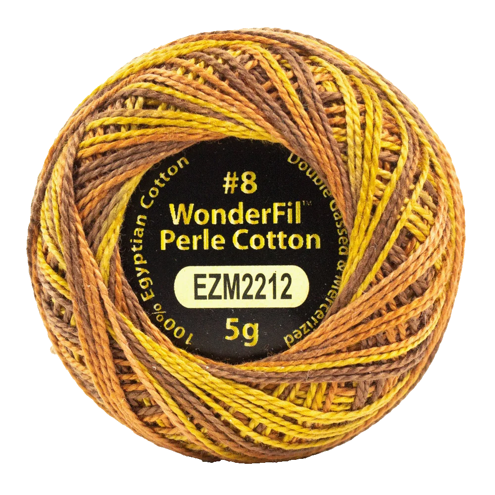 Eleganza #8 Perle Cotton | Wonderfil |  Alison Glass Collection | Warm