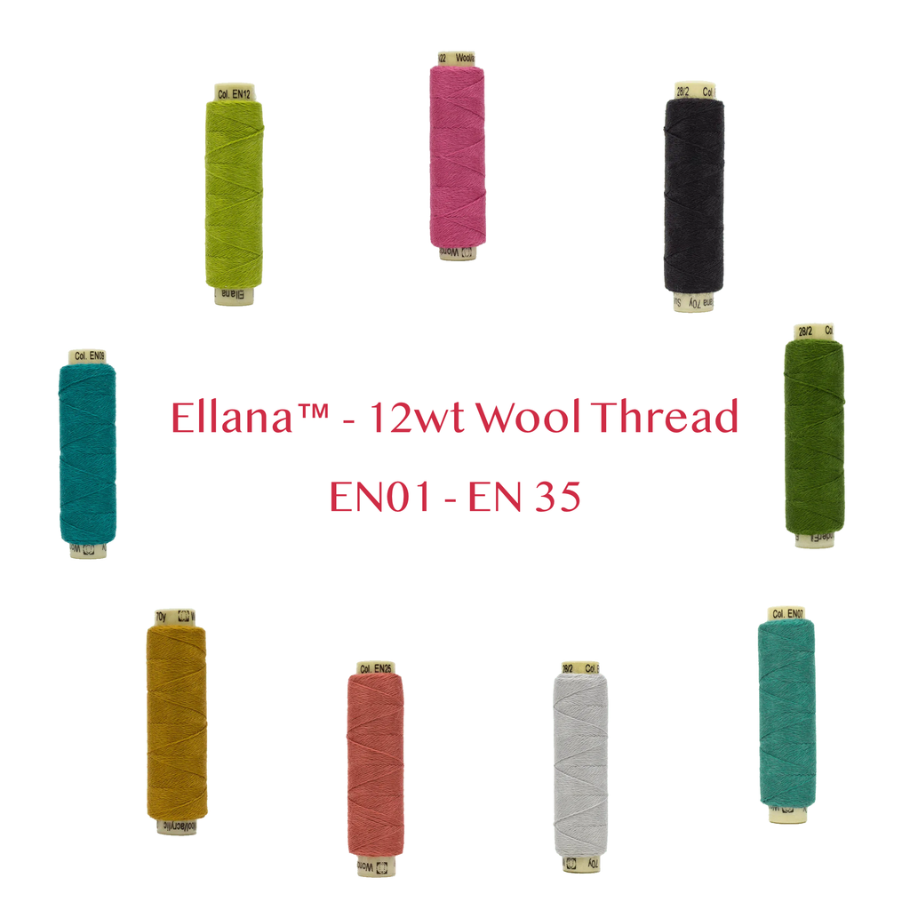 Ellana™ - 12wt Wool Thread | EN01 -EN35 | Wonderfil
