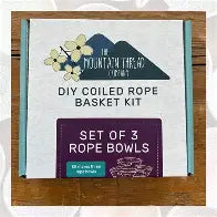 Coiled Rope Basket Kit/The Mountain Thread Company/DIY Kit