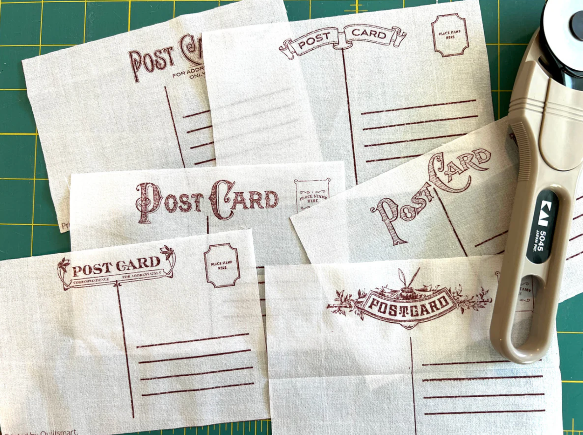 Postcard Back Fusibe Muslin | Quiltmart
