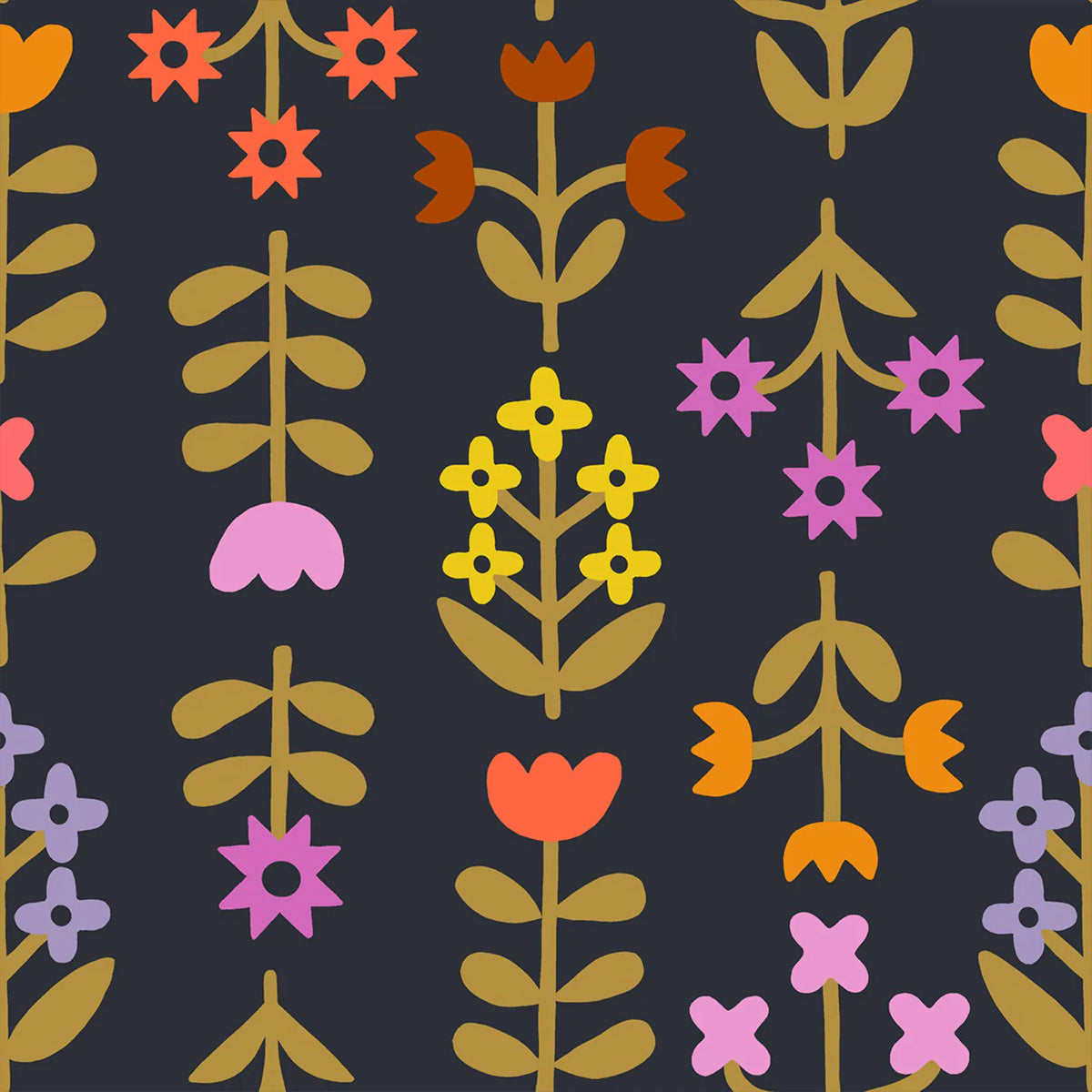 Favorite Flowers Canvas - RS5151, MODA, Ruby Star