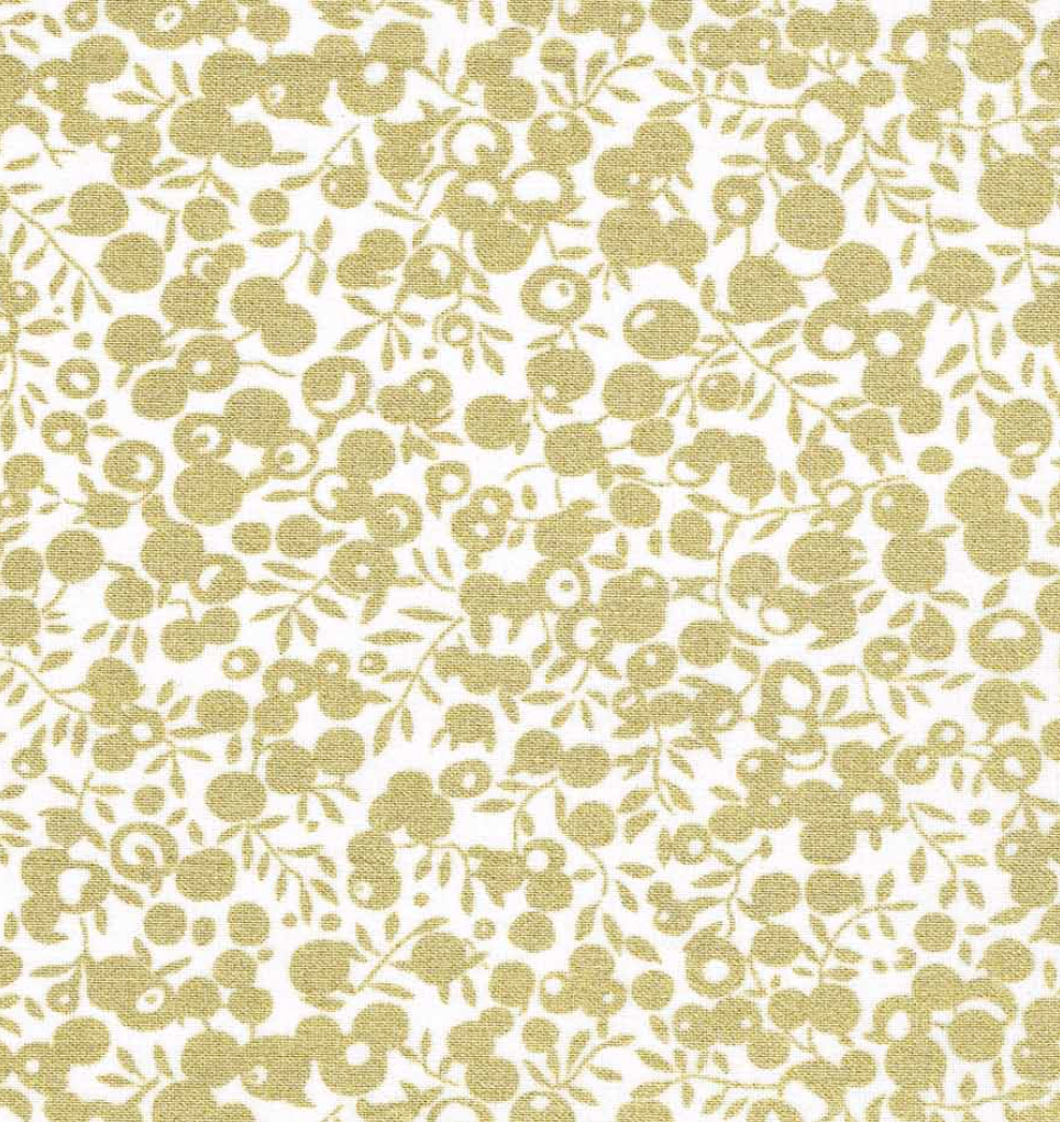 Liberty Fabrics | Wiltshire Shadow Collection | Gold Sparkle | Riley Blake