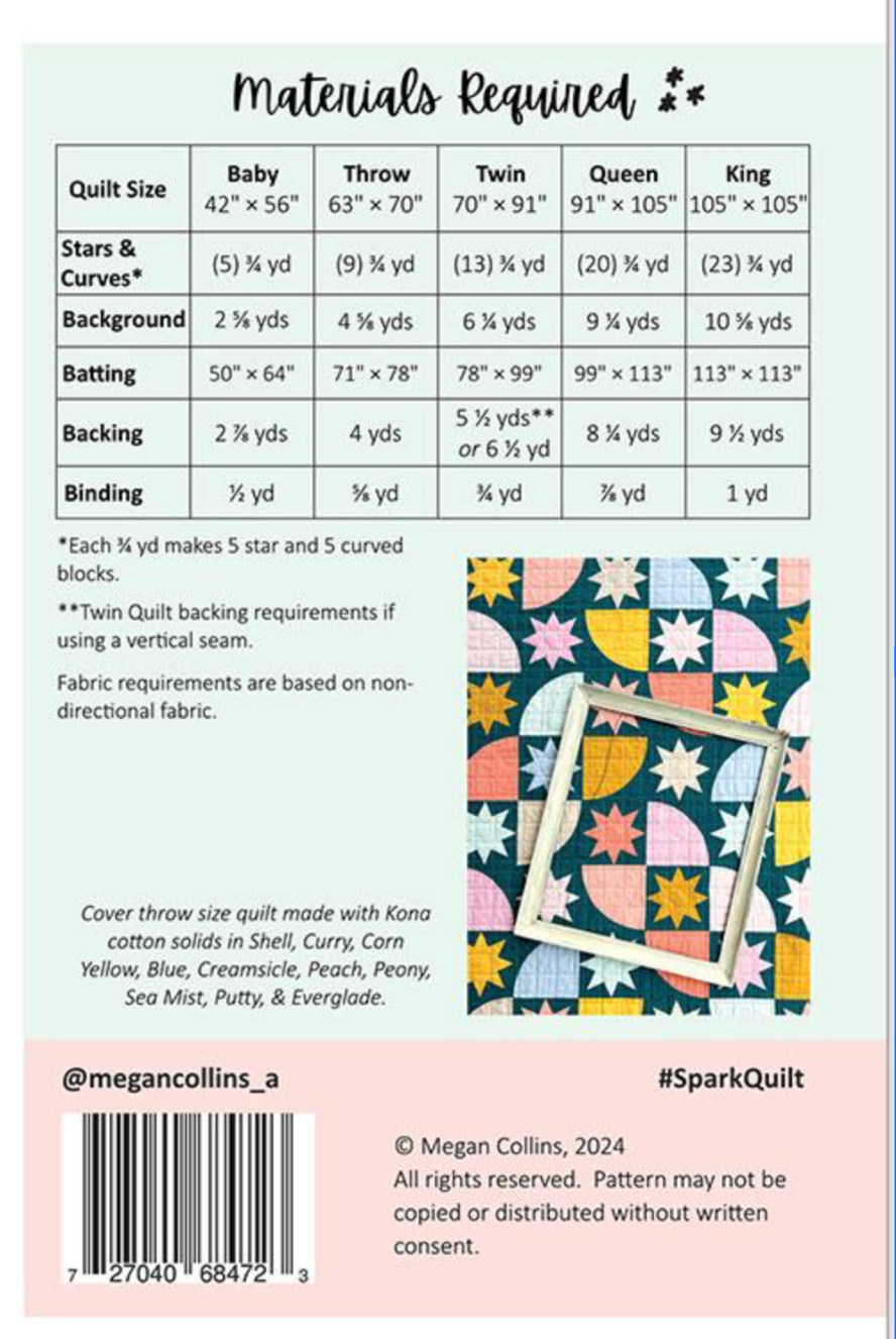 Spark | Pattern | Megan Collins Design | Moda