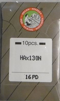 Organ Topstitch Titanium Sewing Machine Needles, 16/100 10/pkg, quilting, sewing image 0