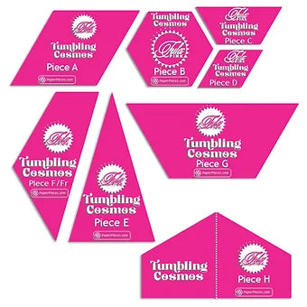 Tumbling Cosmos Kit English Paper Piece | Tula Pink | FreeSpirit image 1
