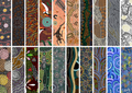 Dreamtime Aboriginal qulting cotton, Precuts image 0