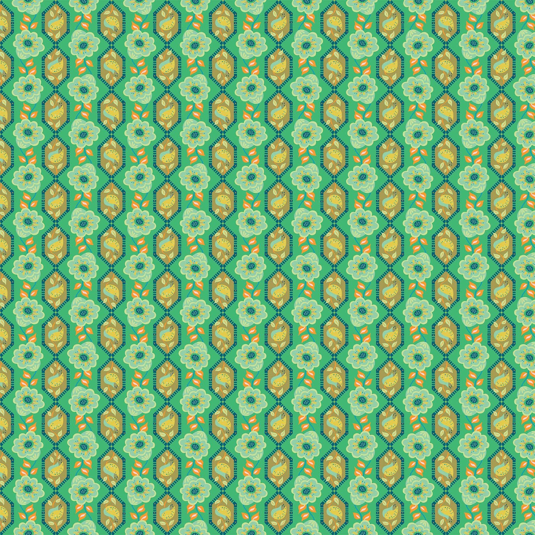 Kindred Sketches | Kathy Doughty | Blue/Green | FIGO image 3