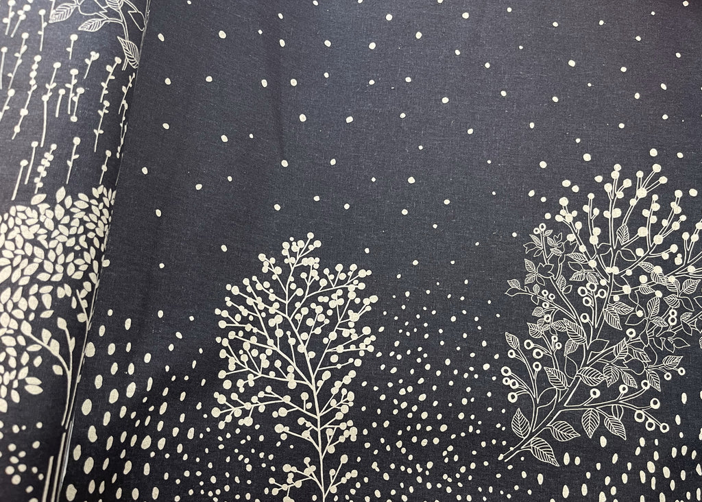 Echino Canvas by Maywood Studio, Japanese ,EKX-98030, cotton linen blend image 1
