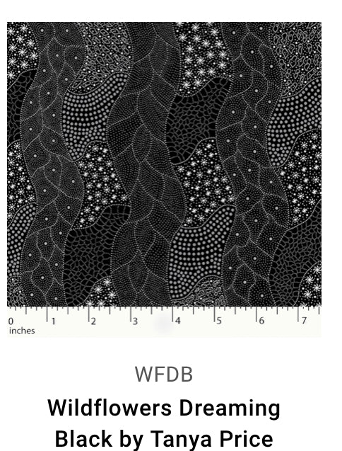 Aboriginal Fabrics-M & S Textiles- Black image 5