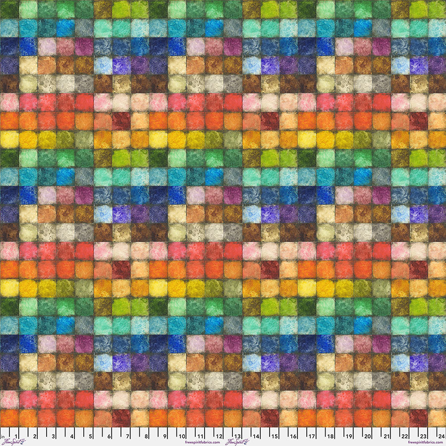 Colorblock by Tim Holtz, FreeSpirit, quilting Cotton, canvas,  image 3