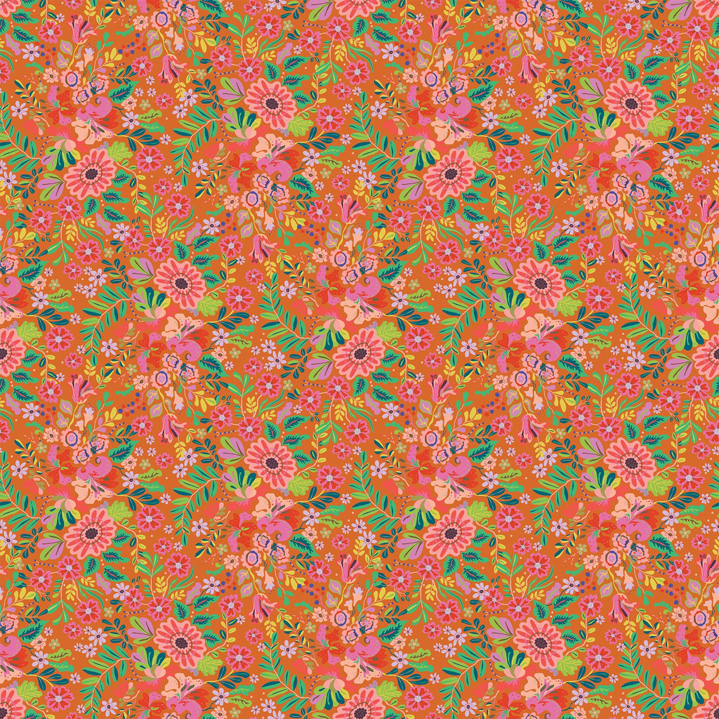 Kindred Sketches by Kathy Doughty - Red/Yellow/Multi image 4
