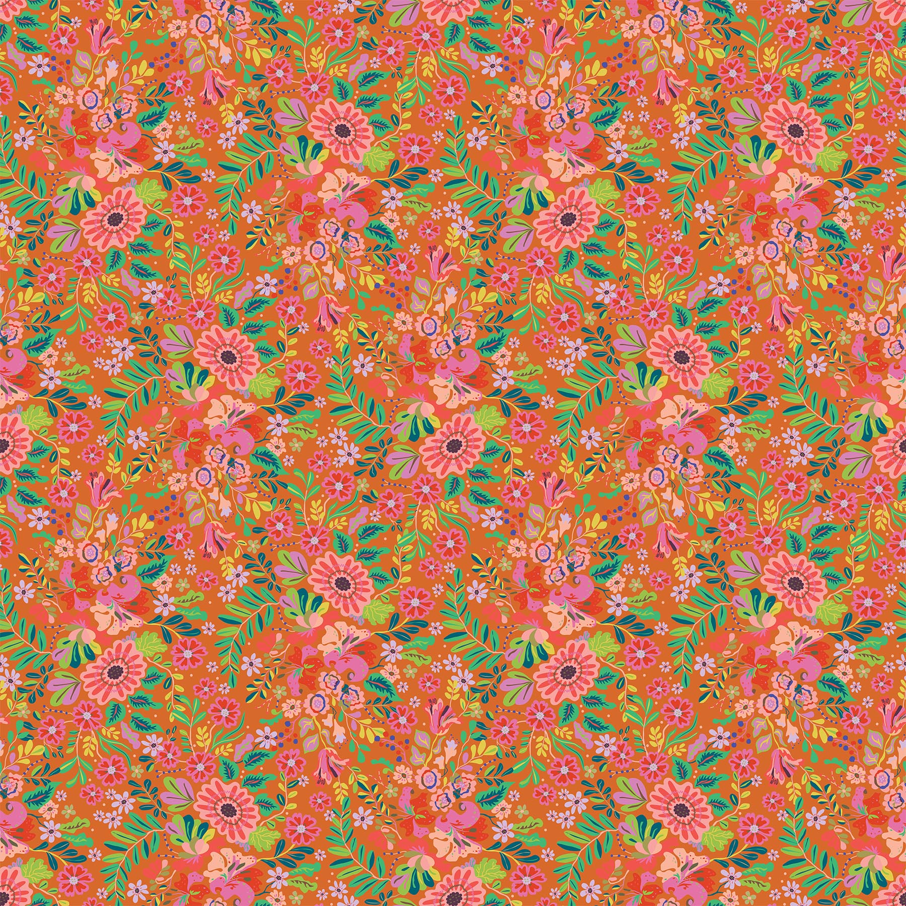 Kindred Sketches by Kathy Doughty - Red/Yellow/Multi image 4