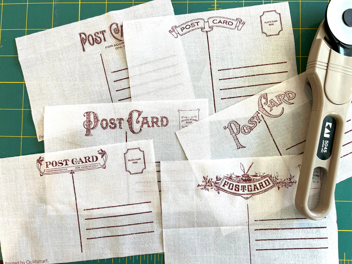 Postcard Back Fusibe Muslin | Quiltmart image 0