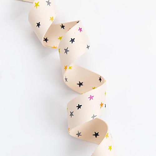 Starry Webbing 1 1/2" | Ruby Star Society | Moda image 0