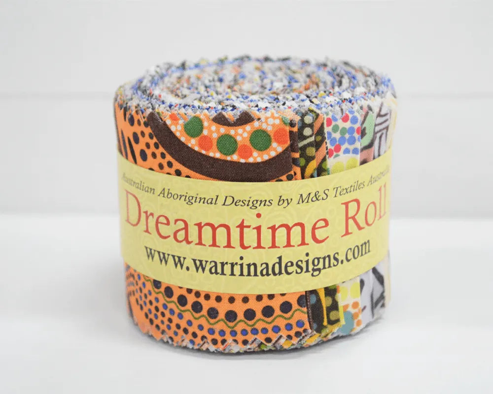 Dreamtime Aboriginal qulting cotton, Precuts image 1