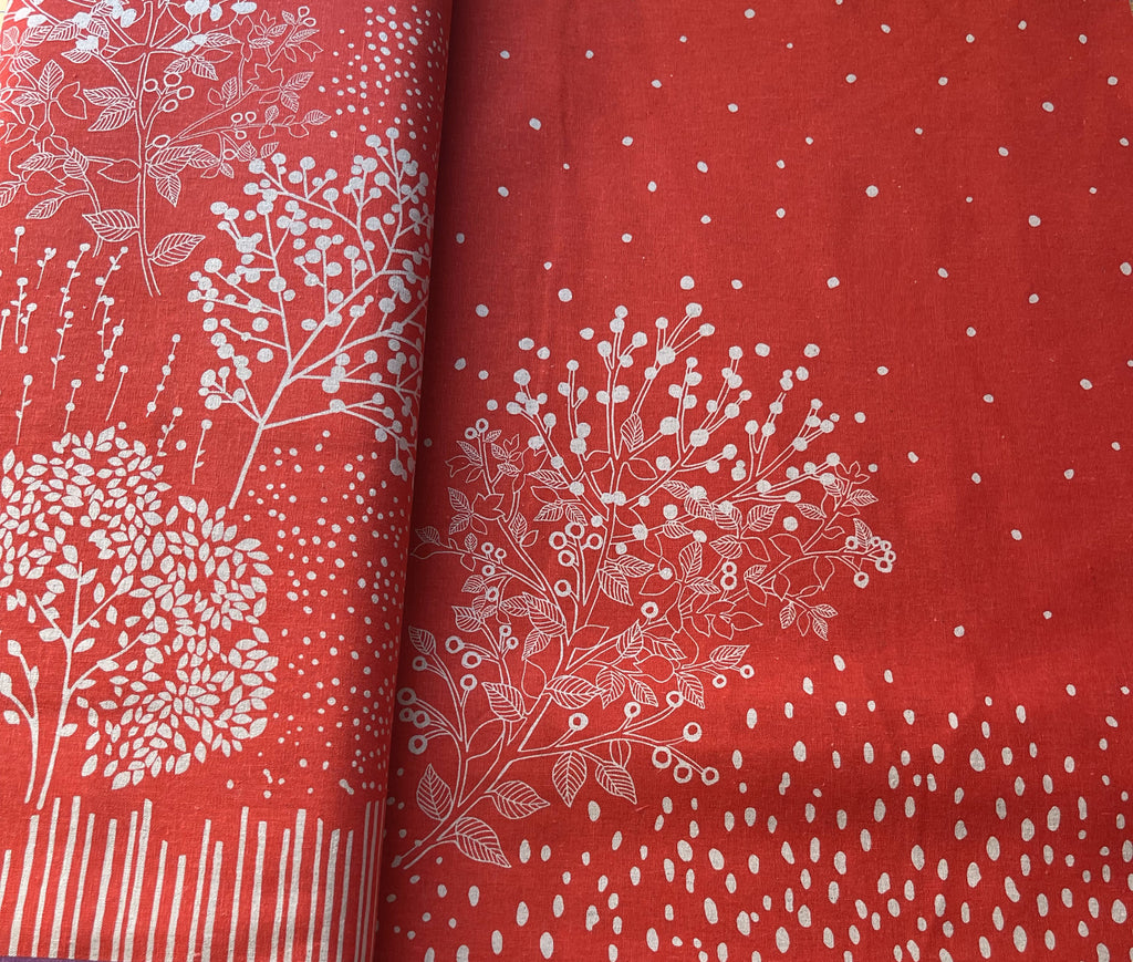 Echino Canvas by Maywood Studio, Japanese ,EKX-98030, cotton linen blend image 3