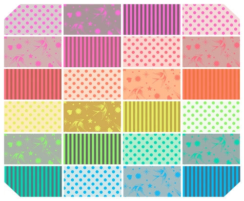 Neon True Colors Precuts |Tula Pink image 0