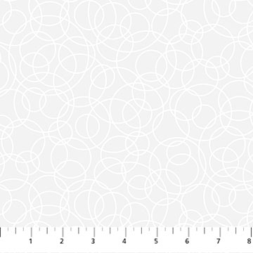 Basically Black + White 2023 By Patrick Lose - White on white, quilting cotton image 9