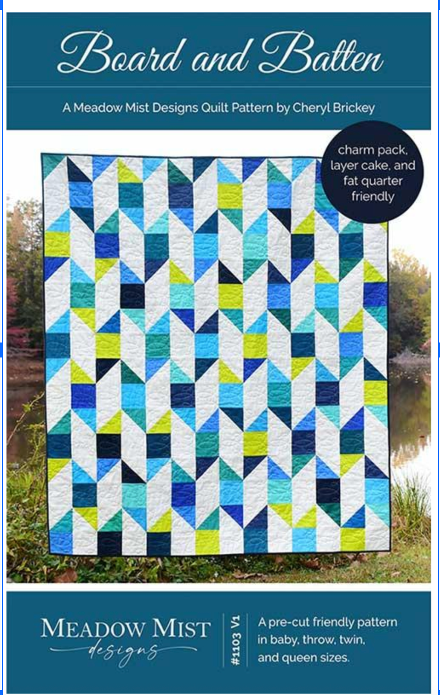 Board and Batten | Pattern | Cherly Brickey | Moda