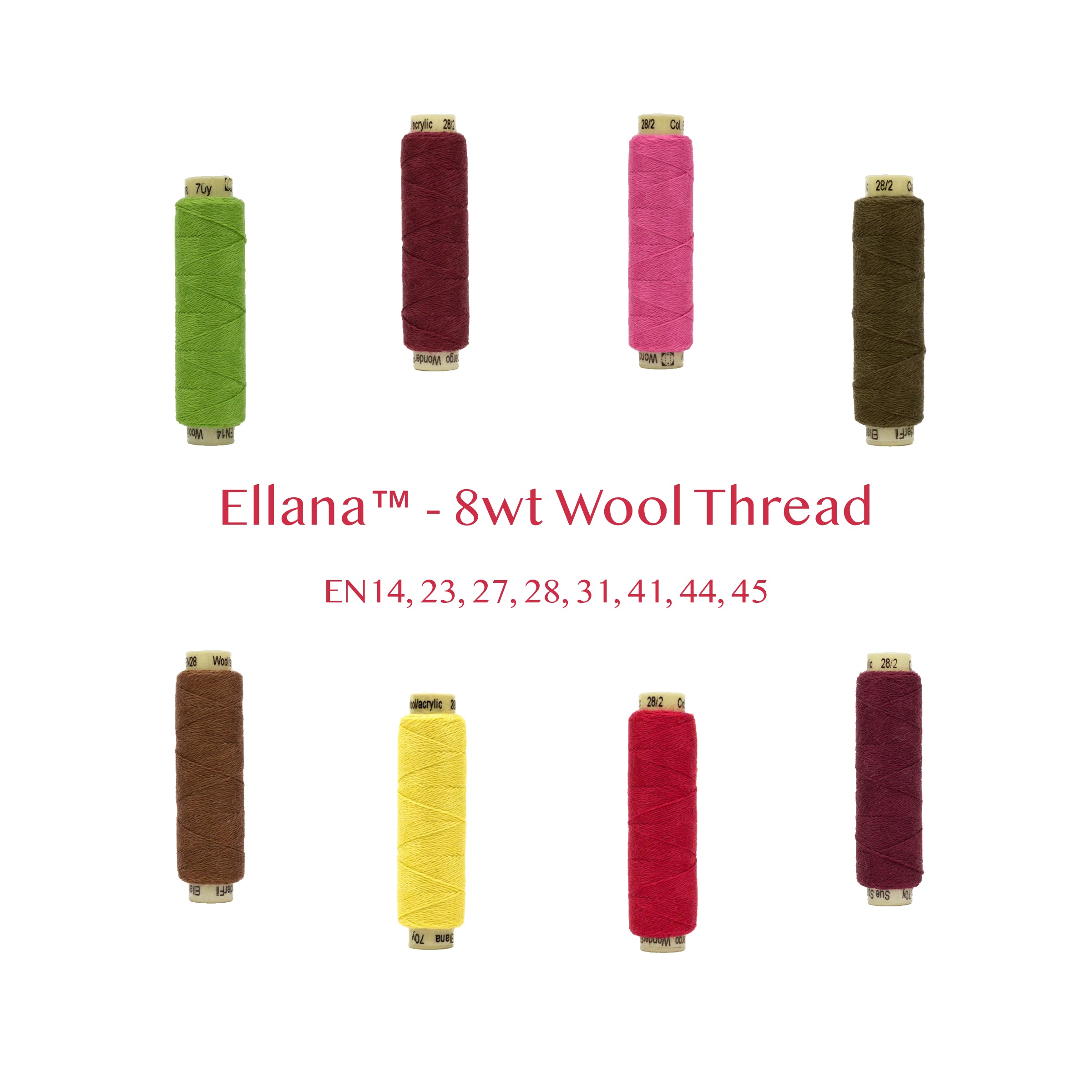 Ellana | 12wt wool/acrylic thread | WONDERFIL image 0