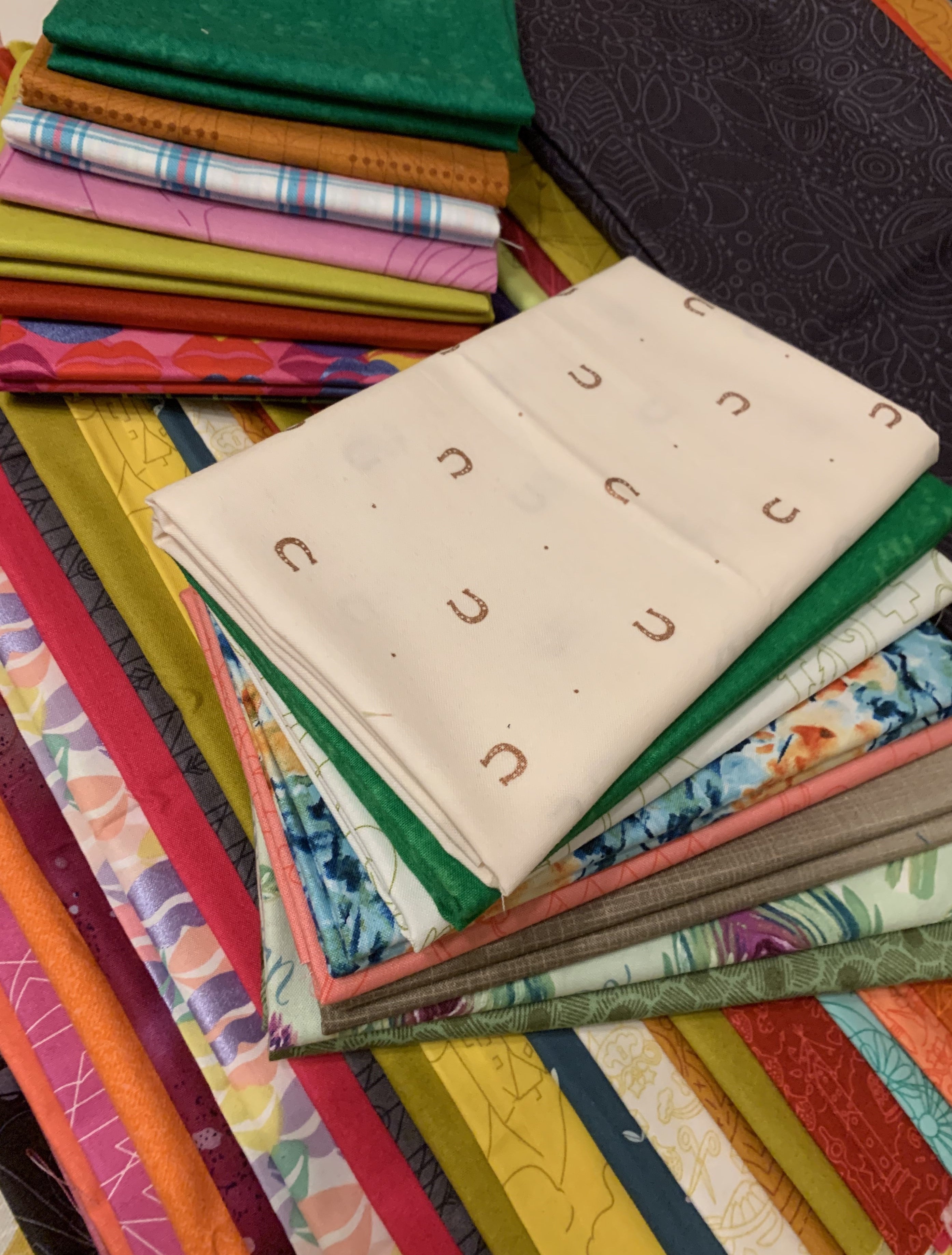 Half Yard Fabric Bundle, modern fabrics, quilting cotton image 1