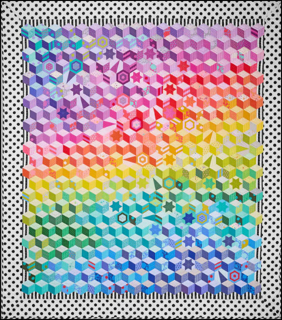 Tumbling Cosmos Kit English Paper Piece | Tula Pink | FreeSpirit image 0