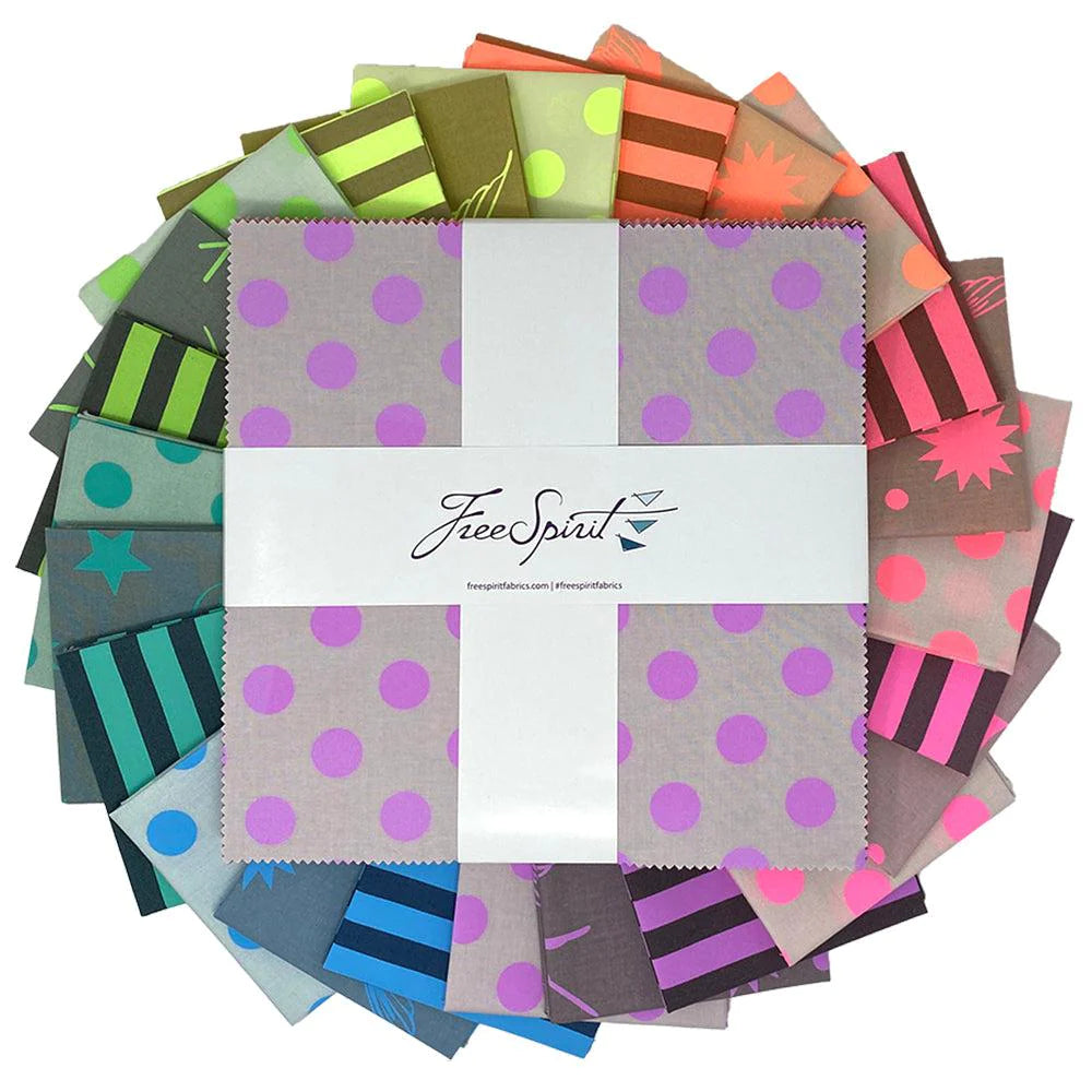 Neon True Colors Precuts |Tula Pink image 2
