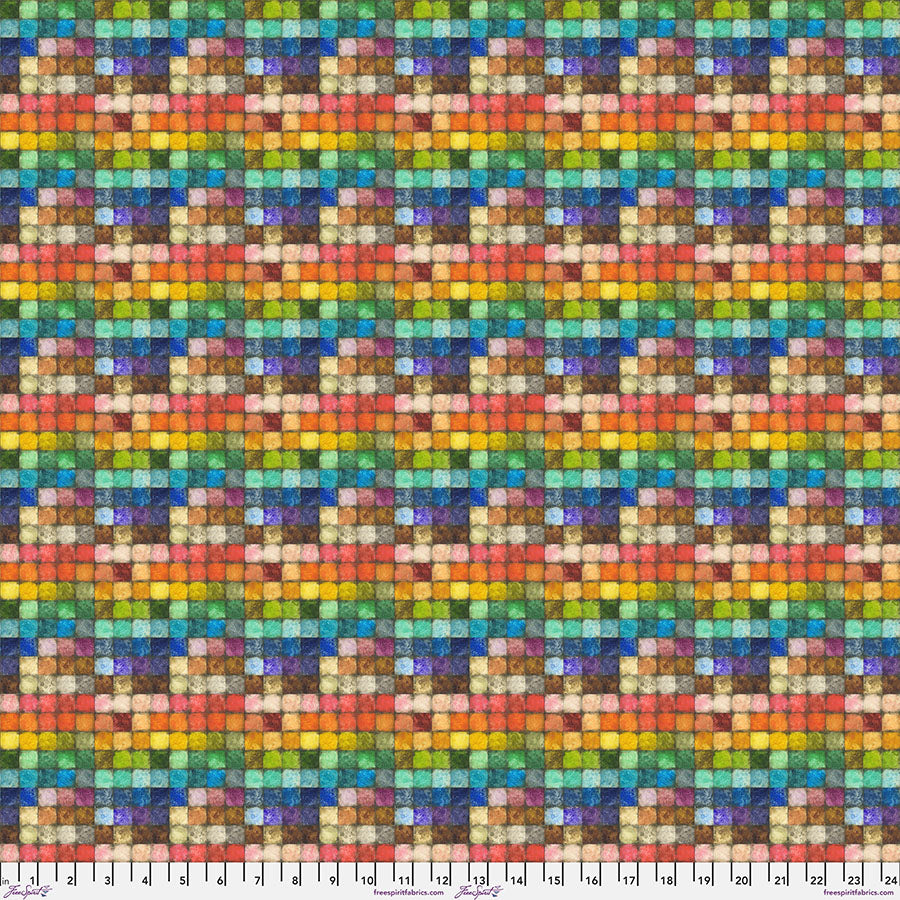 Colorblock by Tim Holtz, FreeSpirit, quilting Cotton, canvas,  image 2