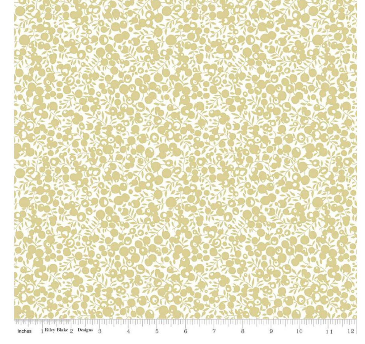 Liberty Fabrics | Wiltshire Shadow Collection | Gold Sparkle | Riley Blake image 0