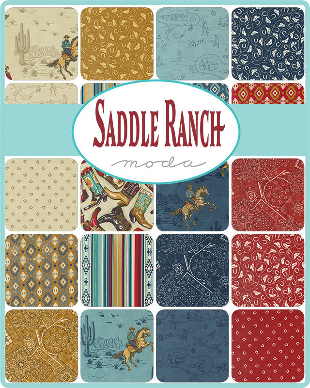 Saddle Ranch Fat Quarter Bundle by Moda FQB image 1