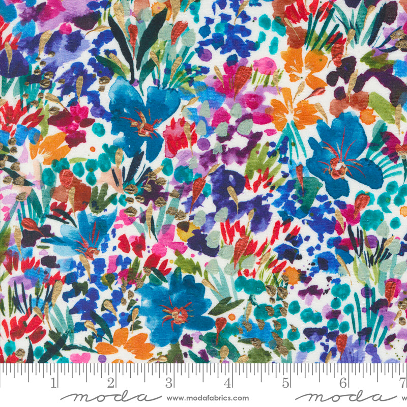 Coming Up Roses by Laura Muir - 100% Rayon, MODA, , Create Joy Project image 1
