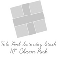 Saturday Stash 10" Charm Pack | Tula Pink | FreeSpirit image 1