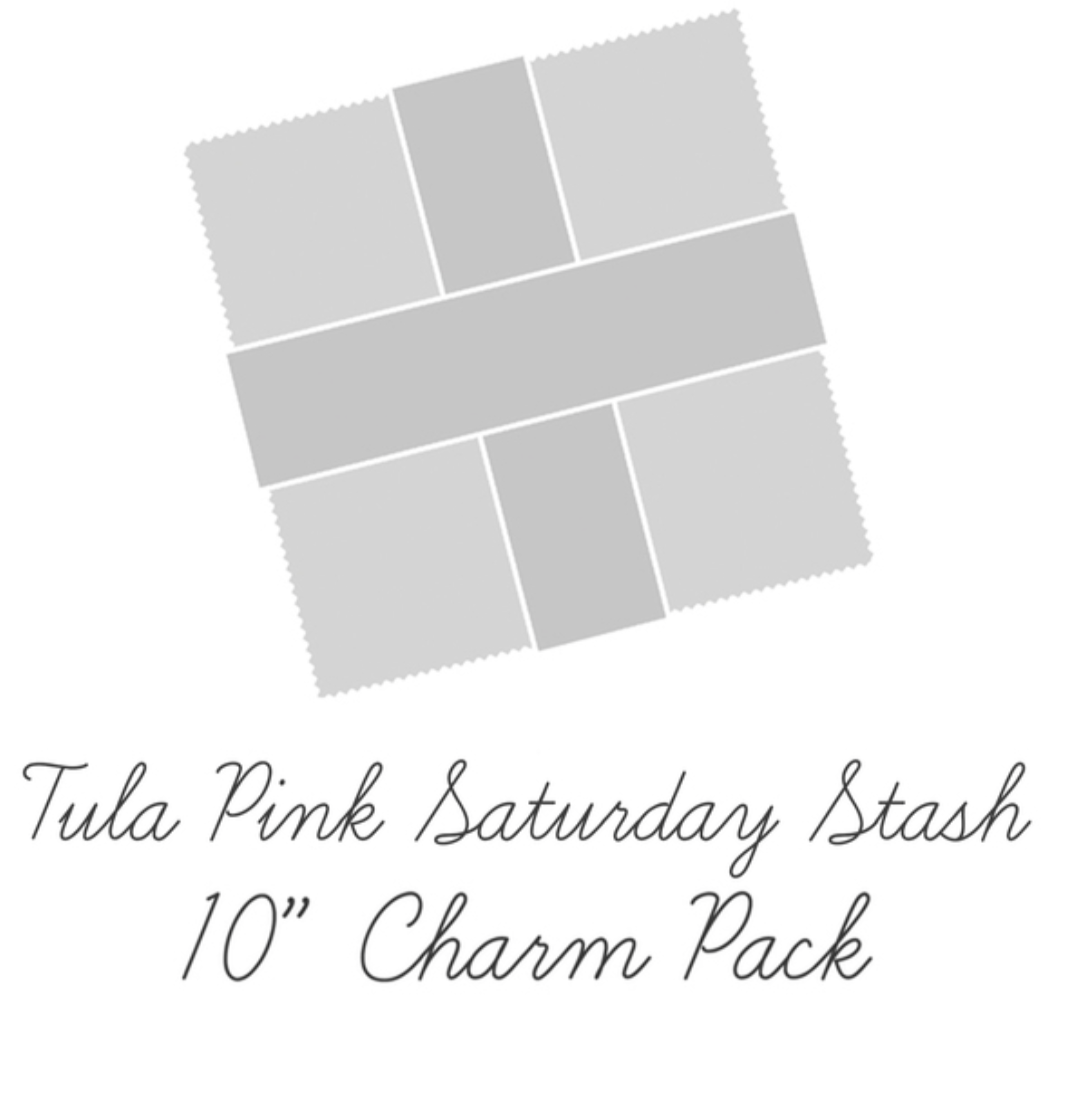 Saturday Stash 10" Charm Pack | Tula Pink | FreeSpirit image 1