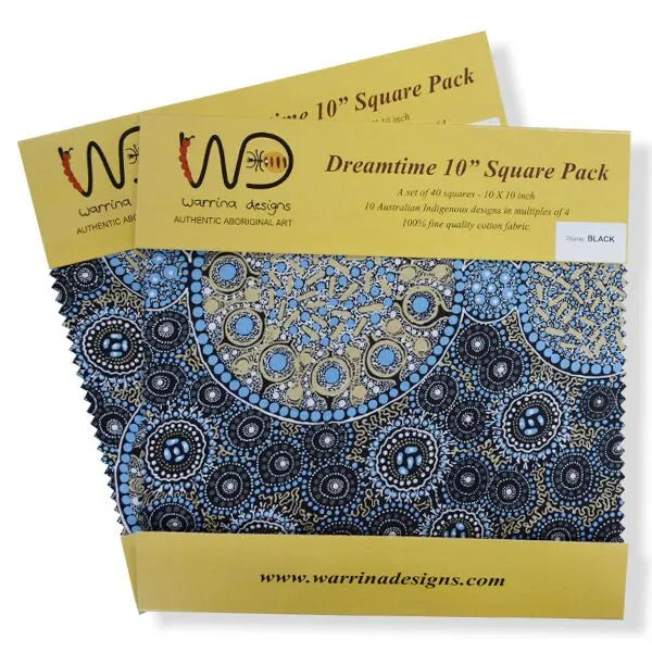 Dreamtime Aboriginal qulting cotton, Precuts image 10