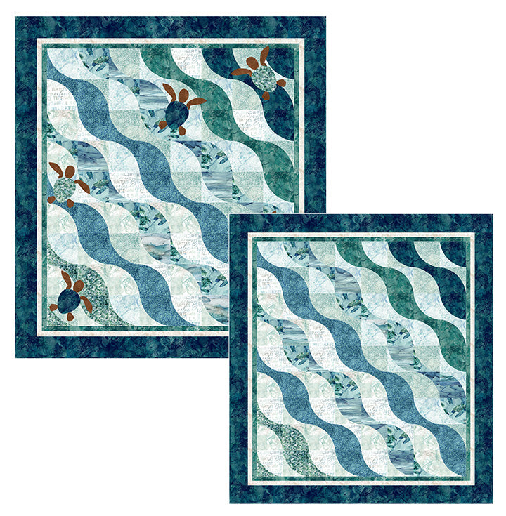 Sea Breeze - by Deb Edwards, Mel Samra, NorthCott , 108” Wide Backing cotton image 2