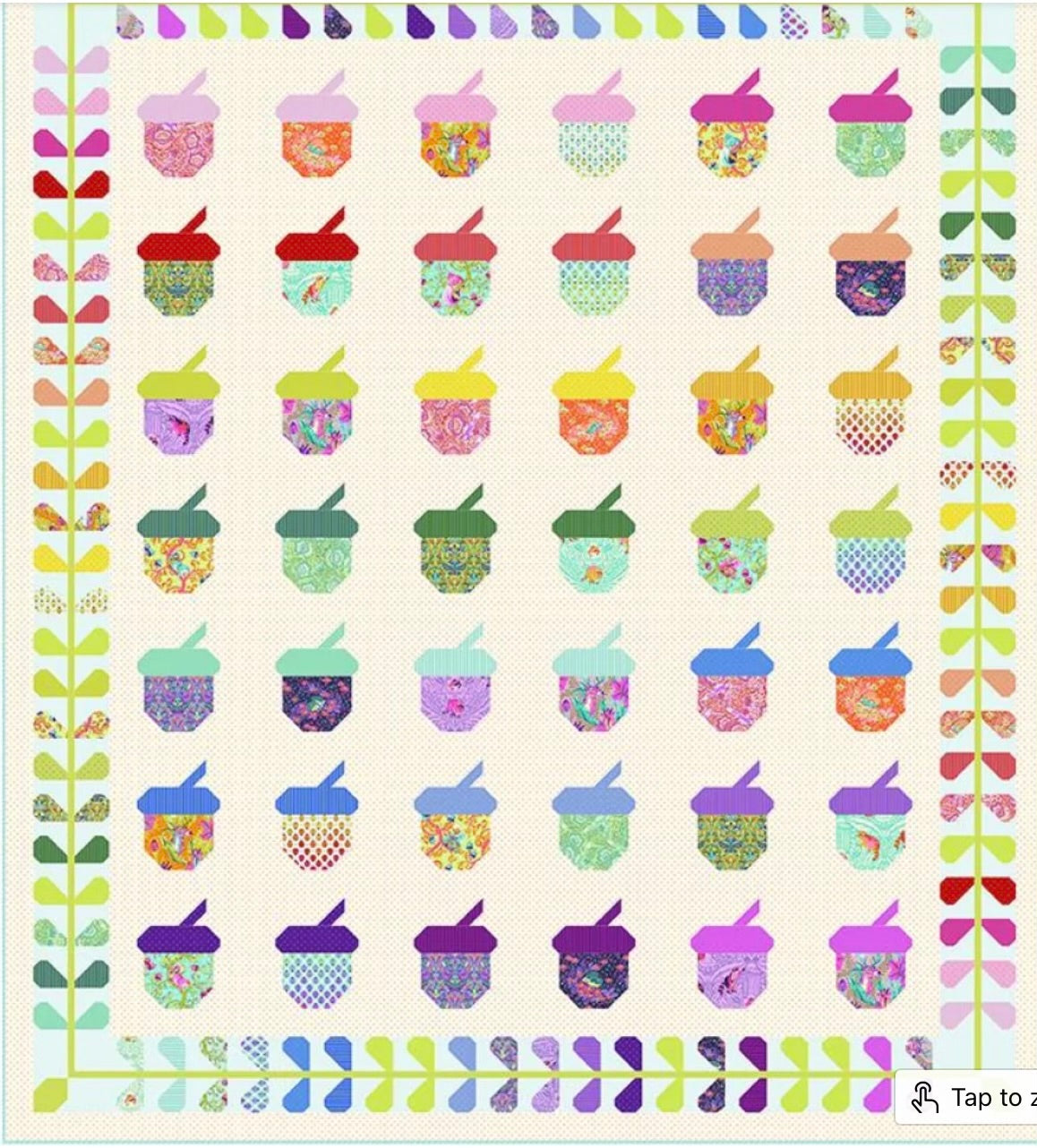 Nutty Quilt Kit | Tula Pink | FreeSpirit image 0
