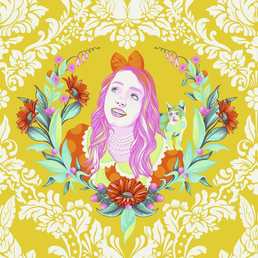 Curiouser and Curiouser | Tula Pink  | FreeSpirit | Warm image 0