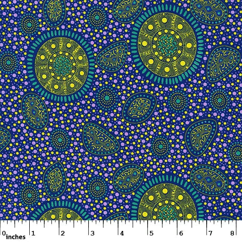 Aboriginal Fabrics-M&S Textiles- Multi color image 2