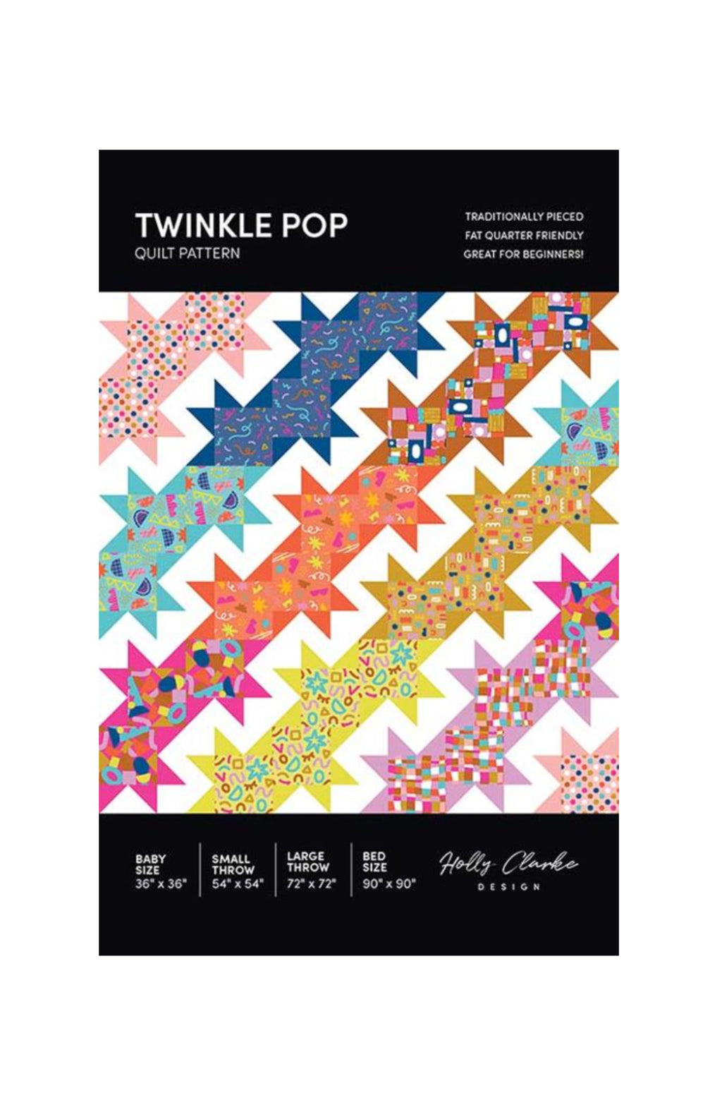 Twinkle Pop Pattern | Holly Clarke Designs | Moda